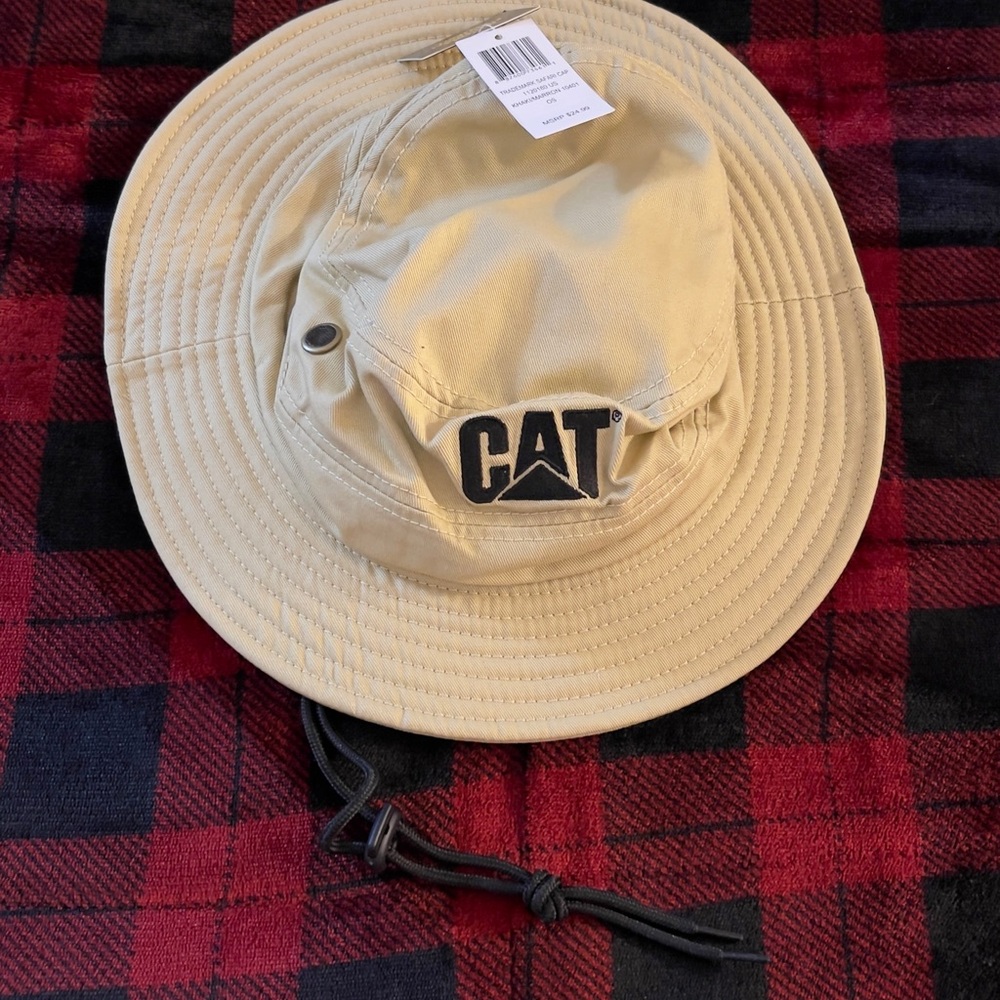 CAT khaki Bucket Hat Unisex